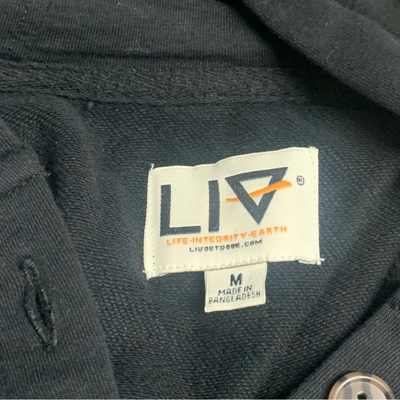 LIV Life Integrity Earth Women's Medium Sweatshirt Pullover Hooded Sweater - Picture 7 of 10